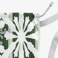 thumbnail image 3 of Simply Daisy Snow Flake on Stripes 18 x 29 in Green Laundry Bag, 3 of 3
