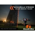 thumbnail image 3 of Goalrilla Striker Soccer Rebound Trainer with Double-Sided, Ultra-Responsive Rebounding Net and Goal, 3 of 11