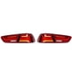 thumbnail image 3 of Luces traseras dinámicas LED, lentes ahumadas con reemplazo de luz de bienvenida para Mitsubishi Lancer Evo X 2008-2017, color rojo, 3 of 14