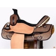 thumbnail image 4 of 15 In Western Horse Saddle American Leather Ranch Roping Cowboy Hilason, 4 of 8