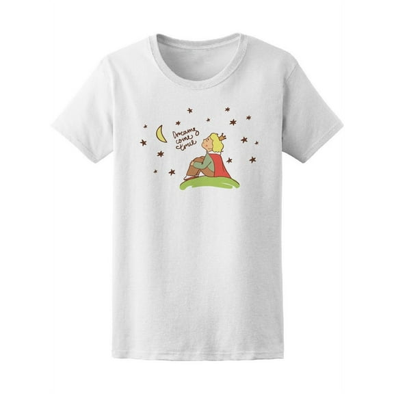 Prince Dreams Come True Women T-Shirt - Image by Shutterstock, Female x-Large