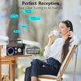 thumbnail image 6 of AM FM SW Radio Portable with Bluetooth Speaker, Illumination, USB TF Card Playing, Solar/USB-C Rechargeable Radios, Colorful Light, Transistor Radios Portable Emergency, Bluetooth Radio, 6 of 7