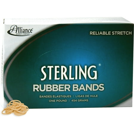 UPC: 0071815240851 | Alliance Sterling Rubber Bands Rubber Bands  8  7/8 x 1/16  7100 Bands/1lb Box -ALL24085
