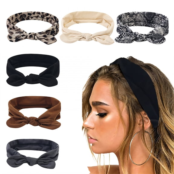 GASTROPOD 2026 New 6Pcs Bandanas for Women,Elastic Headbands for Women,Bandana Headbands for Women,Multicolor4