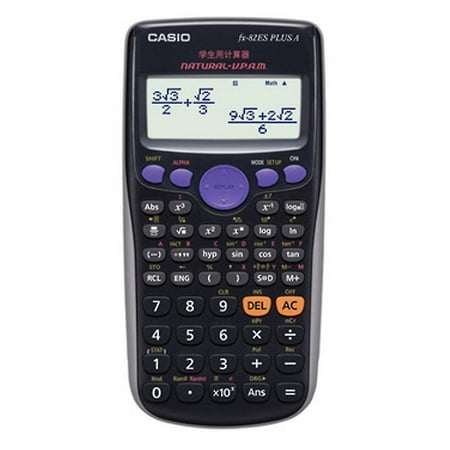 Fx 82es Plus Scientific Calculator Black Walmart