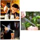 thumbnail image 5 of Pinzas de chef profesionales, pinzas de cocina de acero inoxidable con agarre antideslizante y material duradero, para cocinar alimentos al aire libre, carne de res y pollo (2 piezas), 5 of 7