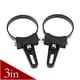 thumbnail image 2 of Qiilu 1" - 3" Tubo de aluminio Bull / Roll Bar Abrazaderas de montaje Soporte Holder LED Car Truck Off Road Luz de trabajo(3 pulgada) Ecomeon  no, 2 of 2