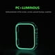 thumbnail image 4 of Luminous Bracelet Case Frame Watch Shell Cover para iWatch 7 45mm (Verde) Likrtyny Accesorios electrónicos, 4 of 7