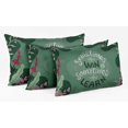 thumbnail image 2 of Vargottam Luxury, Printed Mint Green Theme Cushion Covers Decorative Pillow Covers Lumbar Throw Pillowcase - 24x14 Inches, 2 of 5