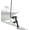 Vertical Mount-2 Step, variant on Boat Trailer Step 2 Step Side Mount Heavy Duty Steel Ladder
