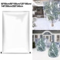 thumbnail image 4 of Transparent anti-freeze plant shielding bag winter greenhouse PE covering film, 4 of 6