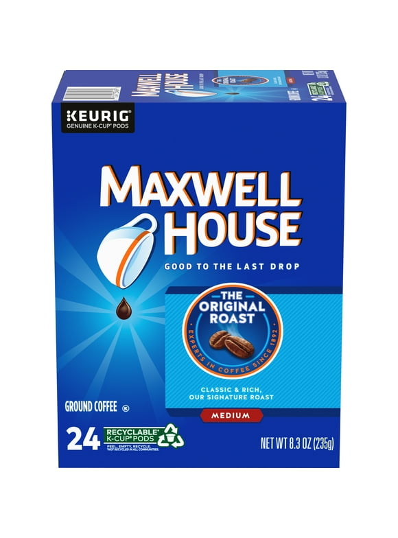 Maxwell House Coffee Pods in Maxwell House Coffee