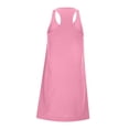 thumbnail image 6 of Afdoent Womens Dresses Athletic Mini Dress Neck Casual Summer Sleeveless Romper Dresses Tennis Workout Outfits Vacation Fashion Outfits, 6 of 7
