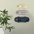 thumbnail image 3 of Designer No Soliciting Thank You (Doorbell) Sign (Navy Blue / White) - Small, 3 of 5