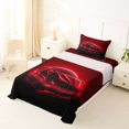 thumbnail image 5 of Manfei Sports Car Twin Sheets,Red Neon Light Print Bedding,3pcs,1 Fitted Sheet and 1 Pillowcase, 5 of 6