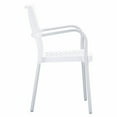 thumbnail image 2 of Compamia Bella Resin Dining Arm Chair White Set of 4, 2 of 3