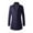 Navy-E, variant on Penkiiy Men's Wool Trench Coat Single Breasted Slim Fit Mid-Length Notched Collar Winter Overcoat Quilted Pea Coats Wine Clearance
