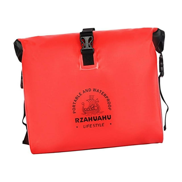 Almencla Bike Pannier Bag Adjustment Quick Release Buckle Motorcycle Saddlebags Side Bags Red