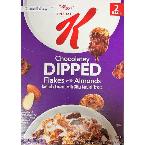 Kellogg's Special K, Breakfast Cereal, Chocolatey Dipped Flakes With