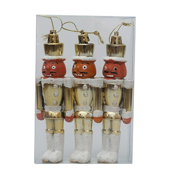 ZPAQI Nutcrackers Soldier Figures Puppet for Festival Christmas Tree Hanging Decors