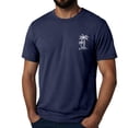 thumbnail image 5 of Leey-World Mens Oversized T-Shirts Fashion Loose Fit Crewneck Tshirt Streetwear Heavyweight Short Sleeve Tee Shirt Gym Workout Tops Men T Shirt(Navy,M), 5 of 5