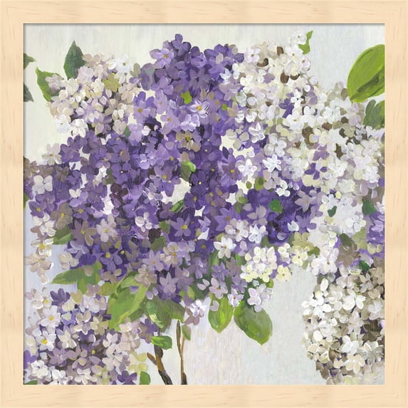 Summer Hydrangea II by Asia Jensen, Framed Wall Art, 13.25W x 13.25H