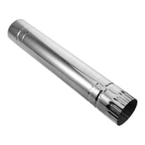 HEMOTON Stainless Steel Stove pipe for Fireplace Chimneys and Venting Ideal for Home and Camping Use 6 Inches
