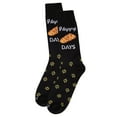 thumbnail image 7 of MeMoi Men's Funny Pun Happy Challah-Days Novelty Crew Socks - Mens - Male, 10-13, Navy, 7 of 7