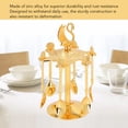 thumbnail image 3 of Coffee Spoon Set, 6Pcs Zinc Alloy Dessert Spoons with Swan Base Holder Tea Spoon Set for Fruit Stirring Mixing Sugar Ice Cream Cake, 3 of 8