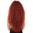 thumbnail image 3 of HPO Adult Women Brown color Animated Movie Princess Wig, Flame-retardant Synthetic Fiber…, 3 of 3