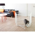 thumbnail image 4 of Scandinavian Pet Design Pet Flex System XXL Wall Mounted Dog Gate, White, 4 of 12