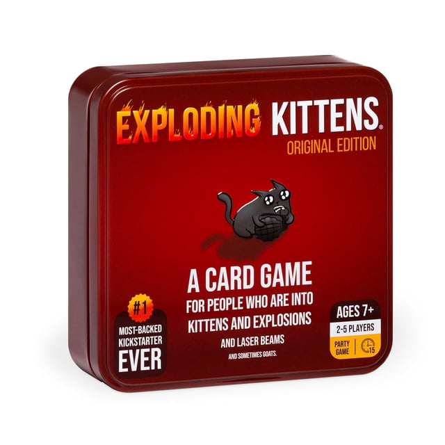 Juego de cartas Exploding Kittens Original Edition para 2 a 5 jugadores