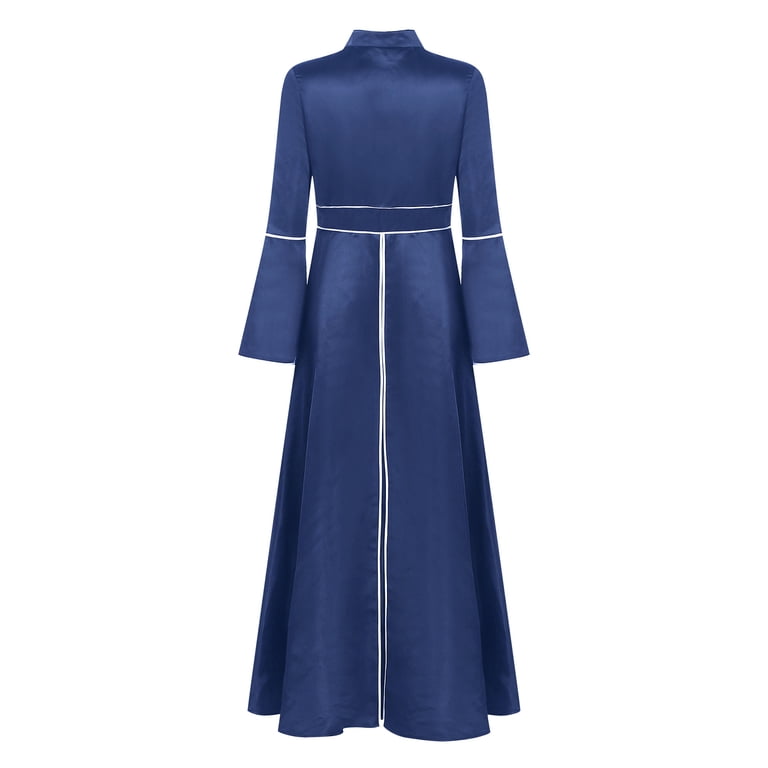Alvivi Women Church Clergy Dress Flared Sleeves A-line Solid Maxi Dresses Minister Choir Robe Navy Blue M - Walmart.com Alvivi Women Church Clergy Dress Flared Sleeves A-line Solid Maxi Dresses Minister Choir Robe Navy Blue M - Walmart.com