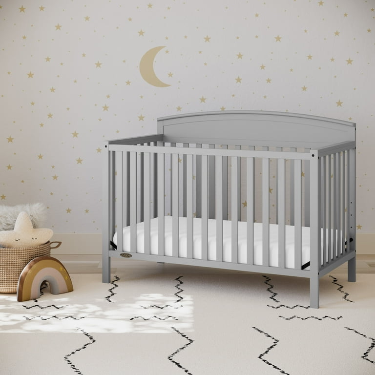 Graco Benton 5 in 1 Convertible Baby Crib Pebble Gray
