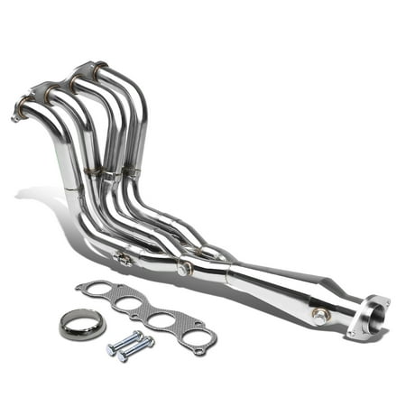 For 1988 to 2000 Honda Civic 2.0L K20 Engine Swap 4 -2 -1 Tri Y Stainless Steel Exhaust Header Kit 90 91 92 93 94 95 96 97 98