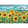 thumbnail image 2 of Great Art Now Sunflowers At Dusk by Traci Anderson, Canvas Wall Art, 24W x 16H, 2 of 2