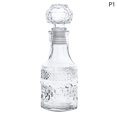 thumbnail image 1 of Creative Red Wine Bottle Wake Up Transparent Glass Trial Dispenser Mini Pot Whiskey Decanter Party Barware 1, 1 of 6
