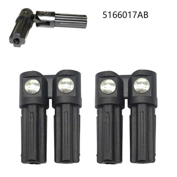 2Pcs Soft Top Side Bow Knuckles Left Right For 2005-2017 Jeep Wrangler 5166017AB