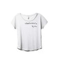 thumbnail image 1 of Thread Tank Whatever Bye Women's Fashion Relaxed Slouchy Dolman T-Shirt Tee Heather White Medium, 1 of 1