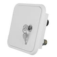 thumbnail image 1 of Entrée d'eau carrée RV, 6,55x6in / 166x152 mm RV Entrée en forme carrée pour les camping-cars, 1 of 7