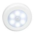 thumbnail image 4 of Sensor Light, Battery-Powered LED Night Light, Stick-Anywhere Closet Lights Stair Lights, Hallway, White Shell White shell positive white light, 4 of 8