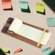 thumbnail image 5 of Portapapeles vintage, bloc de notas de papel kraft, tablero de notas retro con clip, rollo de papel, organizador de escritorio de oficina, bloc de notas, artículos de papelería para el hogar y la ofi, 5 of 6