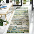 thumbnail image 2 of SAFAVIEH Porcello Euphemia Solid Runner Rug, Cream/Green, 2'3" x 10', 2 of 6