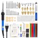 thumbnail image 1 of Kit Soldador Eléctrico 60W Con Temperatura Ajustable 35 Bits De Soldadura Juego De Herramientas De Pirograbado Para Carpintería Grabado Tallado Quemado 79Pcs Methold TO005673-01, 1 of 7