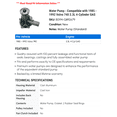 thumbnail image 2 of Water Pump - Compatible with 1985 - 1992 Volvo 740 2.3L 4-Cylinder GAS 1986 1987 1988 1989 1990 1991, 2 of 2
