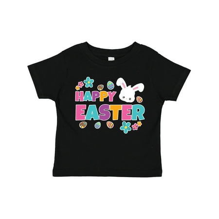 

Inktastic Happy Easter Eggs and Bunny Gift Toddler Boy or Toddler Girl T-Shirt