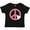 AB-Black, variant on Inktastic Peace Sign Cute Daisy Flowers Girls Baby T-Shirt