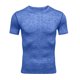 thumbnail image 4 of Camisas de Manga Corta de los Hombres de Color Sólido Secado Deportivo Tren Cuello Redondo, Ligero Poliéster Spandex para el Ejercicio Y Diario, 4 of 8
