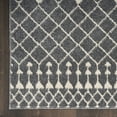 thumbnail image 4 of Nourison Royal Moroccan Moroccan Charcoal/Ivory 8'6" x 12' Area Rug, (9x12), 4 of 8