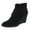 Black, variant on American Rag Womens Baylie Faux Suede Ankle Wedge Boots